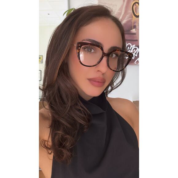 NEW Dior MissDiorO B4I Eyeglasses Frames in Brown Havana - Picture 3 of 9